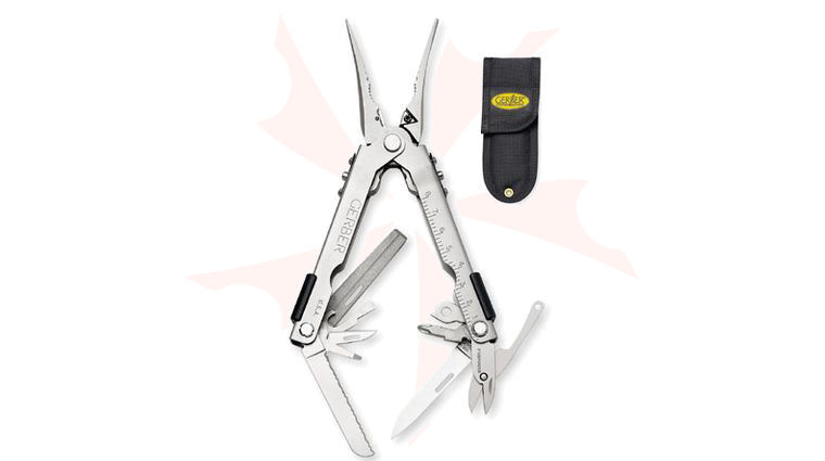 Gerber Deluxe Fisherman Tool with Black Nylon Sheath - KnifeCenter