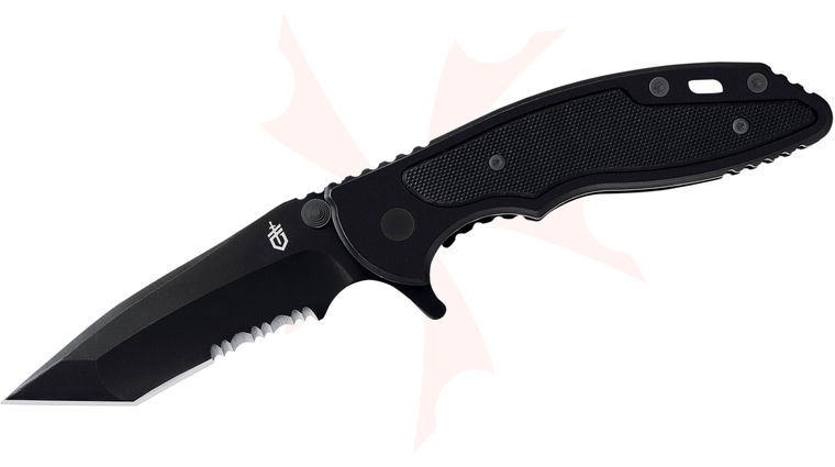 Gerber 22-01586 Torch II Folding Knife 3.5 inch Combo Tanto Blade, G10 Handles