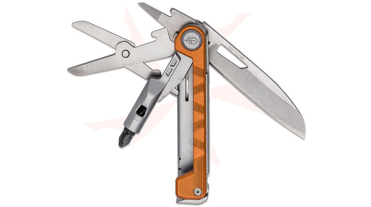 Gerber Armbar Drive Multi-Function Folding Knife 2.5 inch Plain Blade, Orange Handle