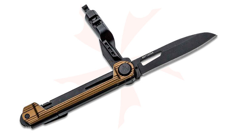 Gerber Armbar Slim Drive Multi-Function Folding Knife 2.5 inch Plain Blade, Bronze Handle