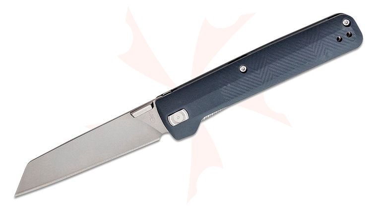 Gerber Pledge Folding Knife 3.7 inch 7Cr17MoV Satin Wharncliffe Blade, Urban Blue GRN Handles