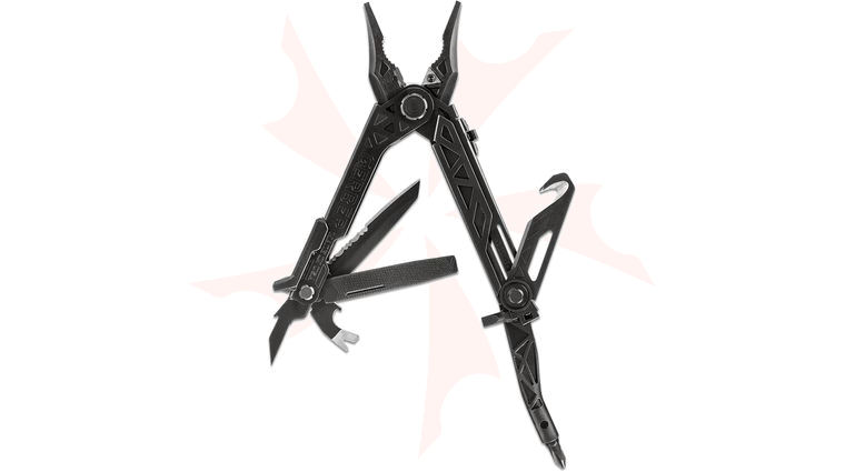 Gerber Center-Drive Rescue Black Multi-Tool with Bit Set, Black MOLLE Compatible Sheath