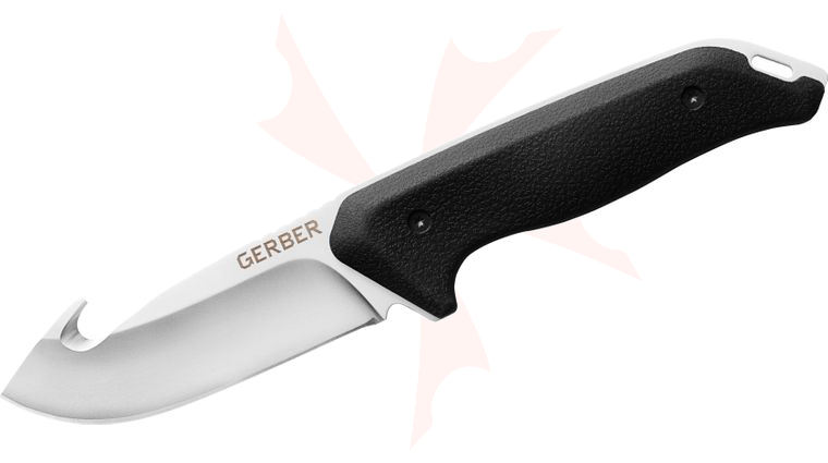 Gerber Moment Large Guthook Fixed 3.6 inch 5Cr15MoV Blade, Nylon Sheath