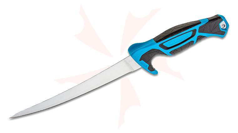 Gerber Fishing Series Controller Salt Rx 8 inch Flexible Fillet Knife, Polypropylene Handle, Sheath with Built In Sharpening System