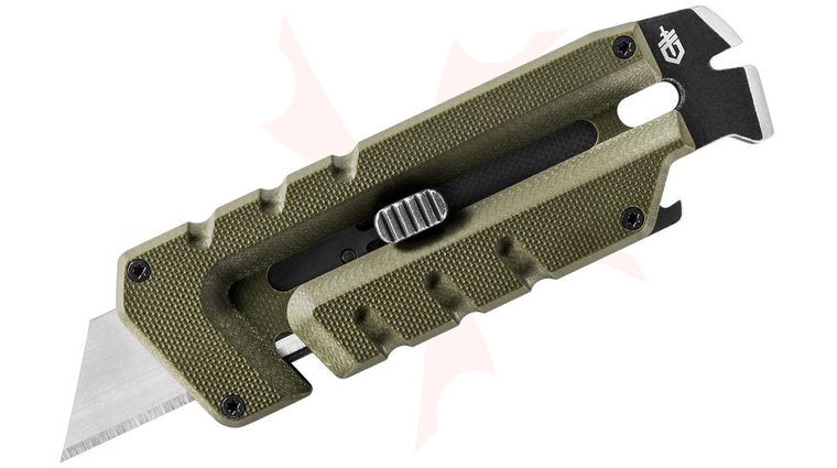 Gerber Prybrid Utility Multi-Function Tool, Replaceable Razor Blade, Green G10 Handles