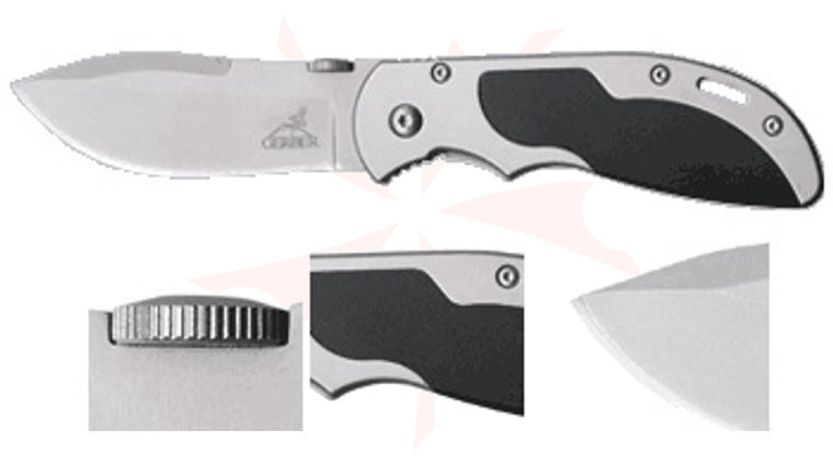 Gerber Game Pro Frame Locking Folder Skinner Blade Plain Edge