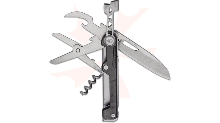 Gerber Armbar Cork Multi-Function Folding Knife 2.5 inch Plain Blade, Onyx Black Handle