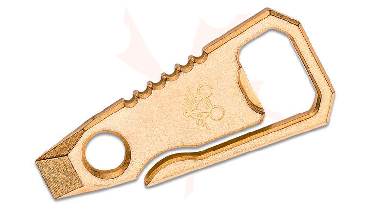 GiantMouse Bronze Caplifter Prybar Bottle Opener/Fob