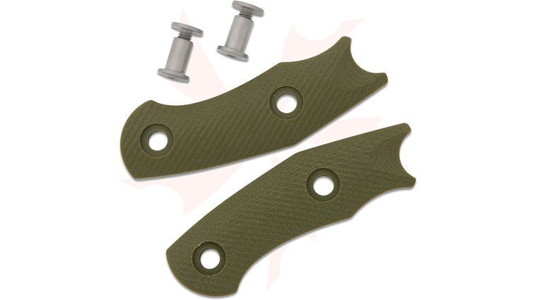GiantMouse GMF1 Green G10 Handle Scales
