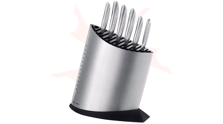 Global SAI-7001 SAI 7 Piece Kitchen Knife Block Set