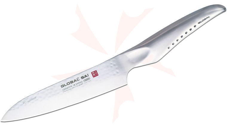 Global SAI-M01 Sai Chef's Knife 5.5 inch Hammered Blade