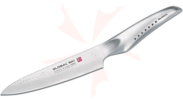 Global SAI-M02 Sai Utility Knife 6 inch Hammered Blade