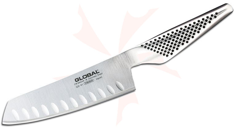 Global GS-91 Kitchen 5.5 inch Vegetable Knife, Hollow Ground