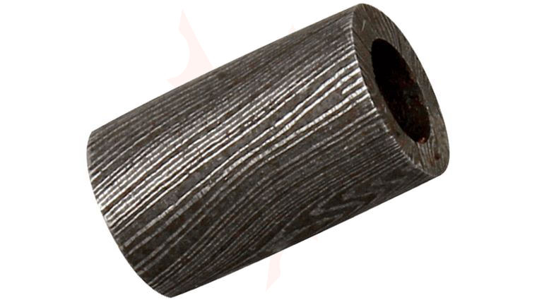 Grindworx Damascus Steel Straight Barrel Bead