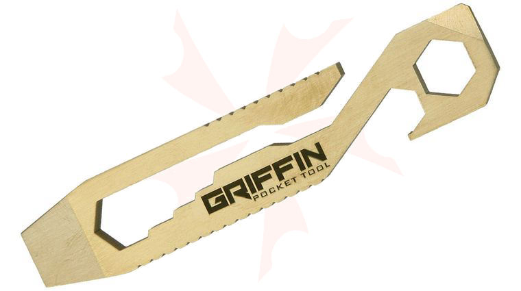 Griffin Pocket Mini MultiTool Original, Brass