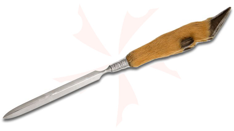 Hubertus 5.25 inch Letter Opener with Stag Hoof Handle