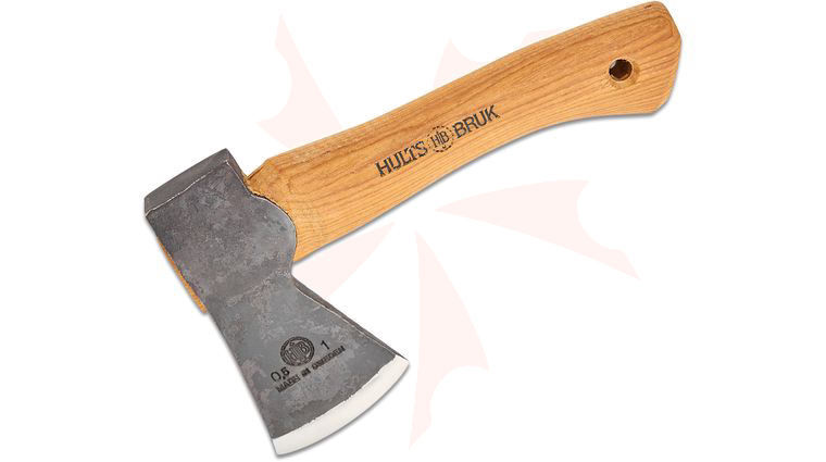 Hults Bruk Premium Jonaker 9.5 inch Hatchet, Hickory Wood Handle, Leather Sheath
