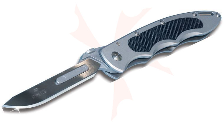 Havalon Piranta Original Stainless Steel Pro Skinning Knife, #60XT Replaceable Blades