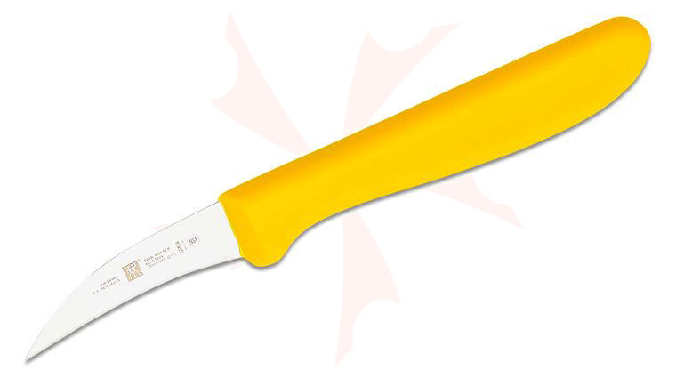 Zwilling J.A. Henckels TWIN Master 2.25 inch Bird's Beak Peeling Knife, Yellow Zytel Handle