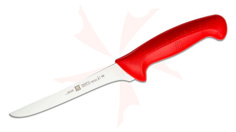 Zwilling J.A. Henckels TWIN Master 6 inch Boning Knife, Red Zytel Handle
