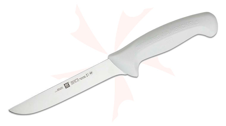 Zwilling J.A. Henckels TWIN Master 6 inch Wide Boning Knife, White Zytel Handle