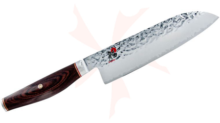 Zwilling J.A. Henckels Miyabi Kaizen Artisan 7 inch Santoku Knife, Pakkawood Handle