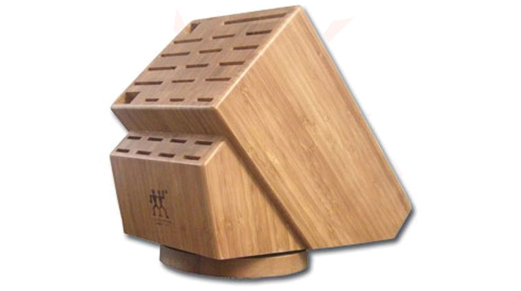 Zwilling J.A. Henckels 26 Slot Bamboo Swivel Knife Block