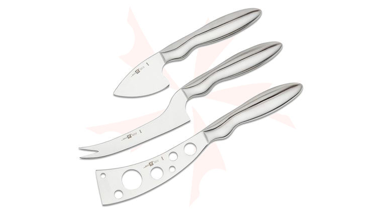 Zwilling J.A. Henckels 3-Piece Cheese Knife Set, Stainless Steel
