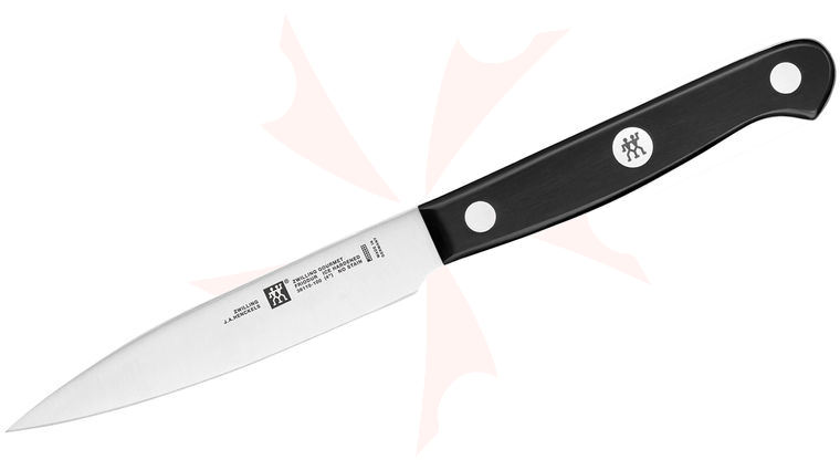 Zwilling J.A. Henckels Gourmet 4 inch Paring Knife, Black POM Handles
