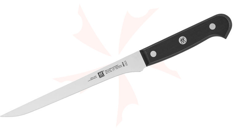 Zwilling J.A. Henckels Gourmet 7 inch Fillet Knife, Black POM Handles
