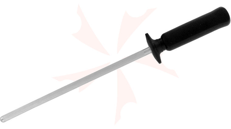 Zwilling J.A. Henckels Miyabi 9 inch Sharpening Steel, Black Molded Handle