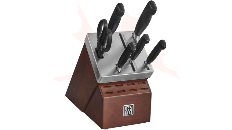 Zwilling J.A. Henckels TWIN Four Star 7 Piece Self-Sharpening Block Set