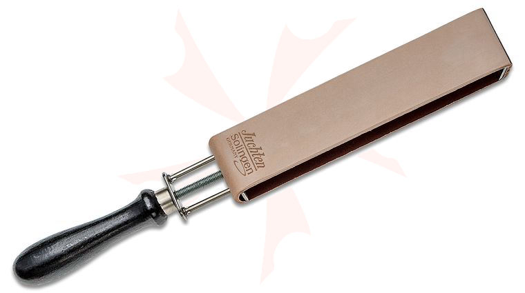 Herold Solingen Razor Strop with Clamping Fixture 13-3/8 inch Overall, Coarse