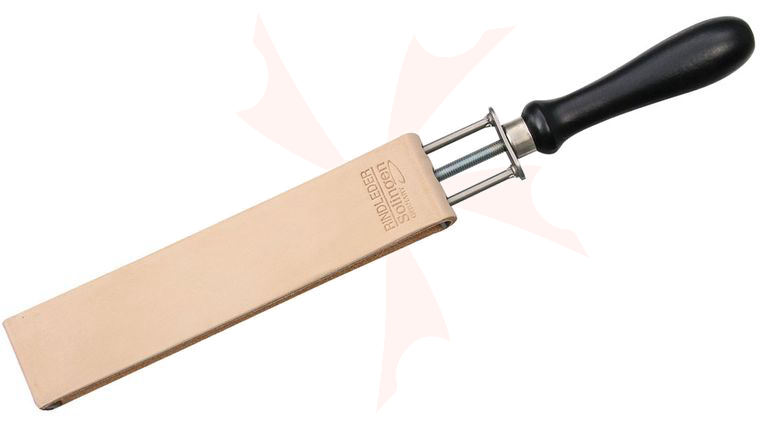 Herold Solingen Razor Strop with Clamping Fixture 13-3/8 inch Overall, Medium