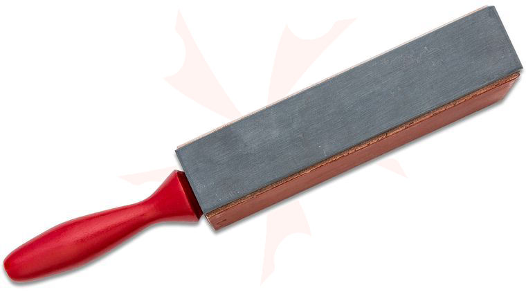 Herold Solingen 4-Sided Paddle Straight Razor Strop Including Razor Stone, 12.75 inch Overall