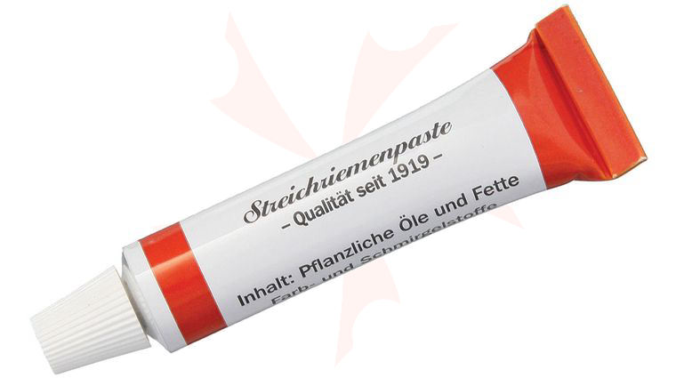 Herold Solingen German Tubenpaste Medium-Fine Honing Strop Paste, Red