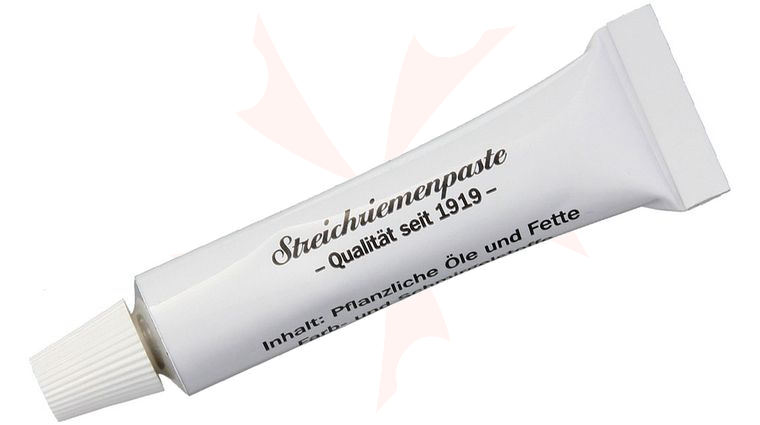 Herold Solingen German Tubenpaste Canvas Side Strop Paste, White