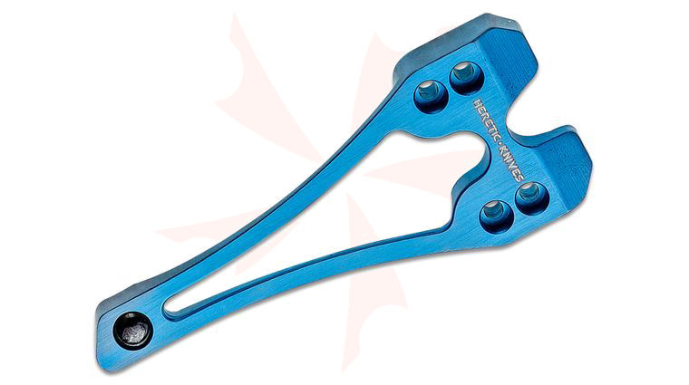 Heretic Knives Hydra Blue Anodized Titanium Pocket Clip
