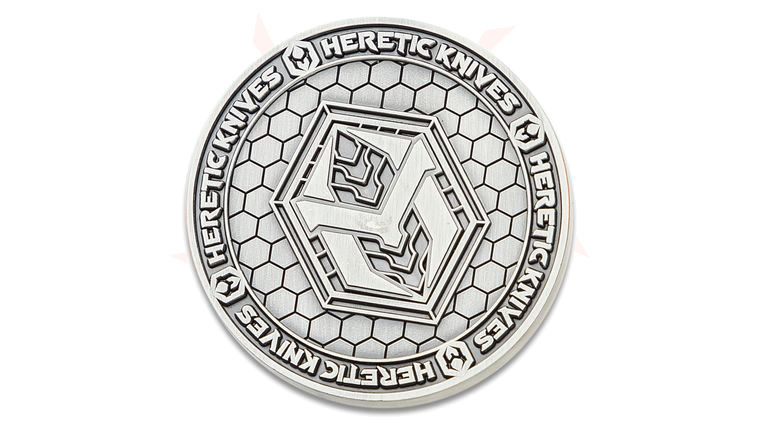 Heretic Knives Pariah Challenge Coin