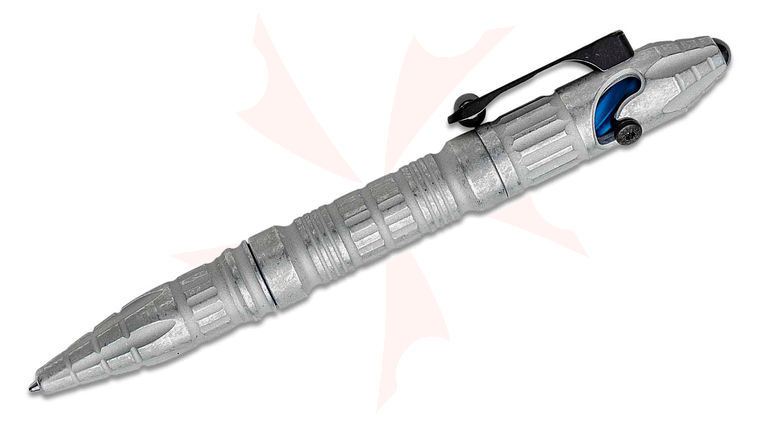 Heretic Knives Thoth Modular Pen, Blizzardworn Aluminum WINTER EDITION
