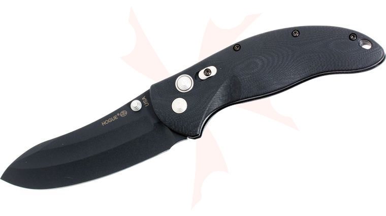 Hogue EX04 4 inch Tactical Upswept Blade with Black G-10 Handles