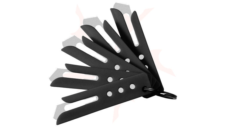 Hogue Expel Scalpel Blade Guards with 5 #60 Replaceable Blade, 5 Pack, Black