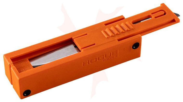 Hogue Expel Scalpel Blade Dispenser with 5 #60 Replaceable Blades, Orange