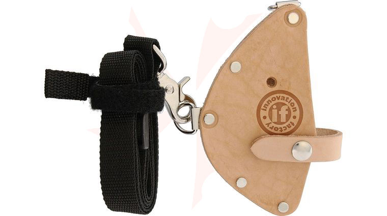 Innovation Factory Leather Sheath, Fits Trucker's Friend and Handy Rescue Tool
