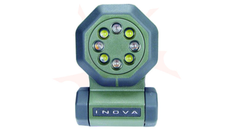 INOVA 24/7 Olive Green Body LED Multi-Function Flashlight Emergency Light w/ Accessory Kit