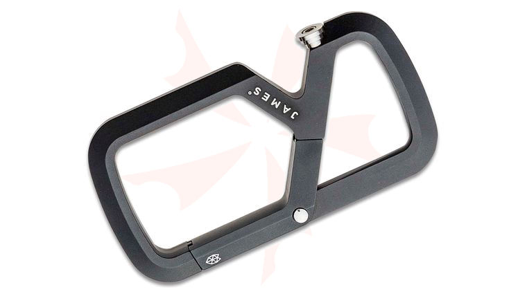 The James Brand Mehlville Mini Carabiner/Bottle Opener, Black Aluminum