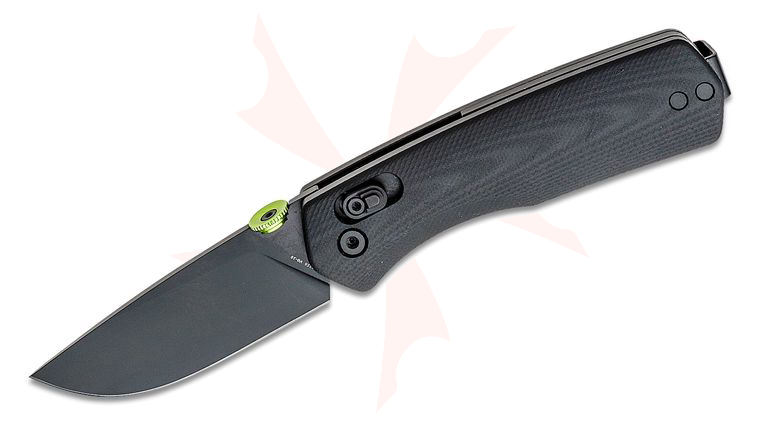 The James Brand Carter Folding Knife 2.75 inch  Black VG-10 Plain Blade, Black G10 Handles