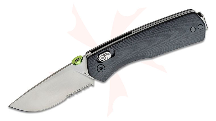 The James Brand Carter Folding Knife 2.75 inch VG-10 Combo Blade, Black G10 Handles