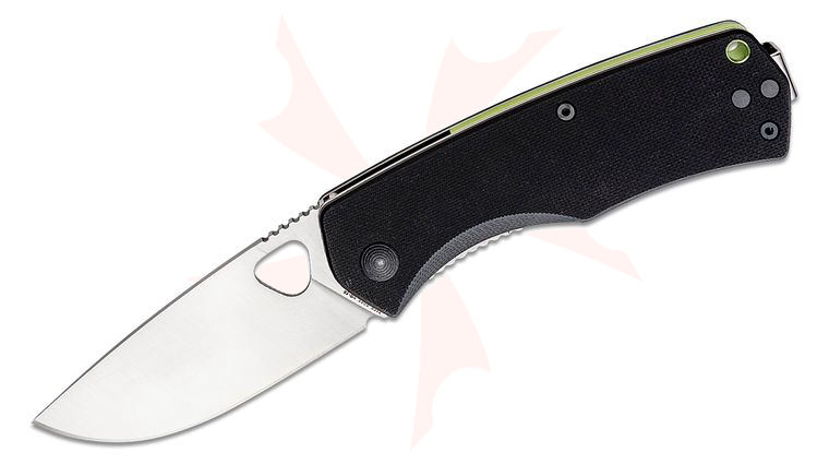 The James Brand Folsom Liner Lock Folding Knife 2.75 inch VG-10 Satin Plain Blade, Black G10 Handles