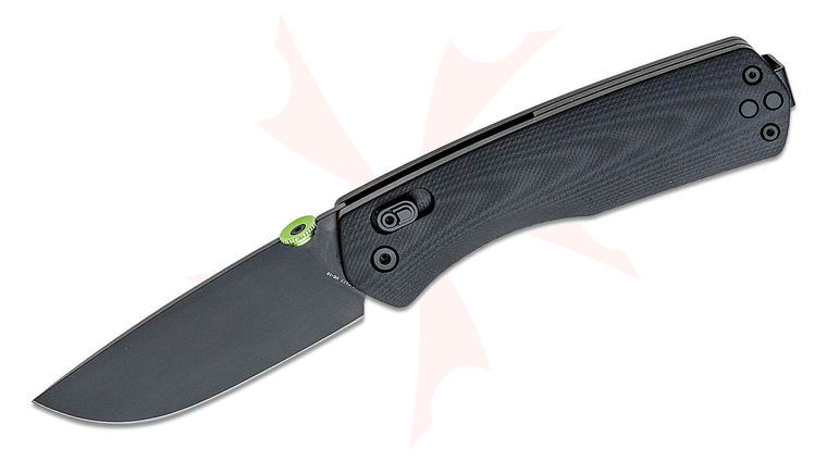 The James Brand Carter XL Folding Knife 3.3 inch Black VG-10 Plain Blade, Black G10 Handles
